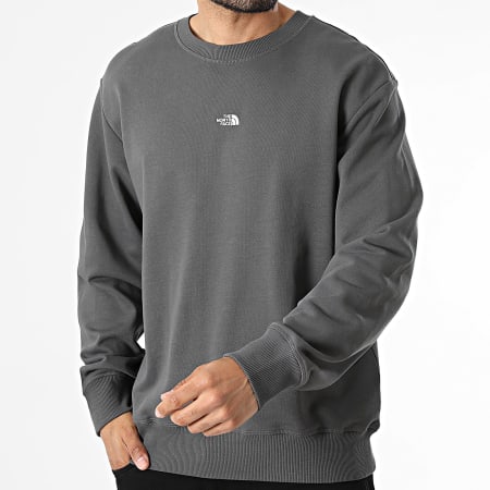 The North Face - Sweat Crewneck Relaxed Fit Essential A8GQC Gris Anthracite