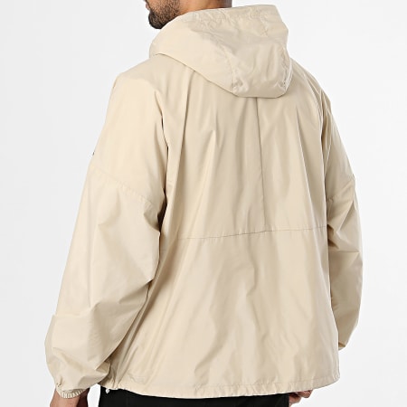 Tommy Jeans - Coupe-Vent Capuche Zippé Chicago Flag 2736 Beige