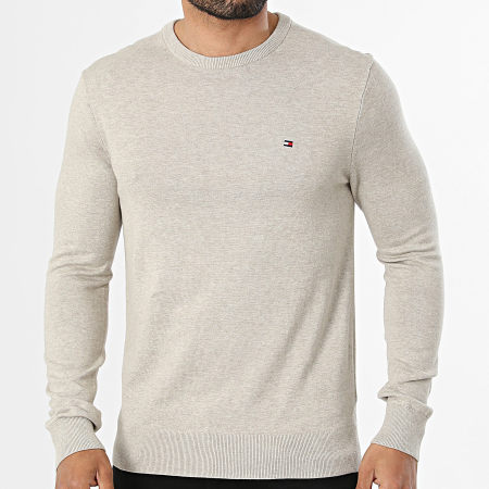 Tommy Hilfiger - Pull Essential 9999 Beige Chiné