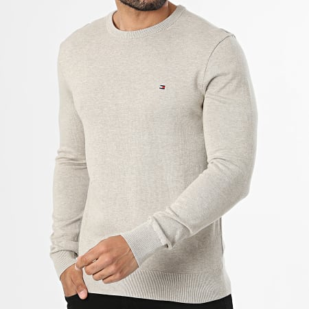Tommy Hilfiger - Pull Essential 9999 Beige Chiné