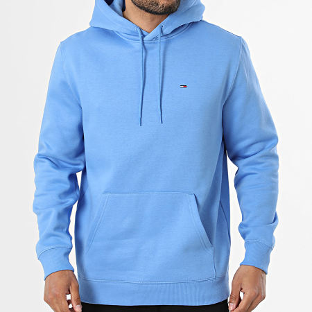 Tommy Jeans - Sweat Capuche Flag 0742 Bleu