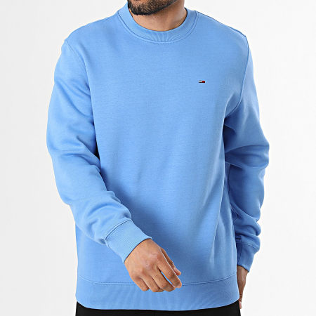 Tommy Jeans - Sweat Crewneck Flag 0741 Bleu