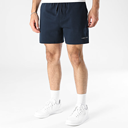 Tommy Jeans - Short Jogging Contrast Linear Beach 2697 Bleu Marine