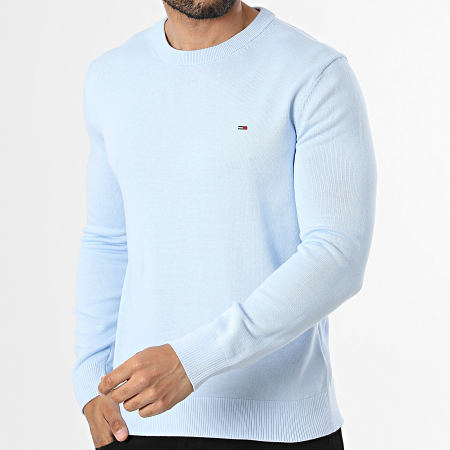 Tommy Jeans - Pullover Slim Essential 2853 Hellblau