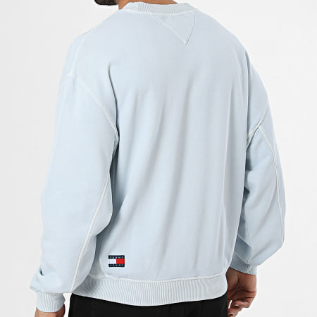 Tommy Jeans - Sweat Crewneck 90s GMD New Classics 2714 Bleu Clair Chiné