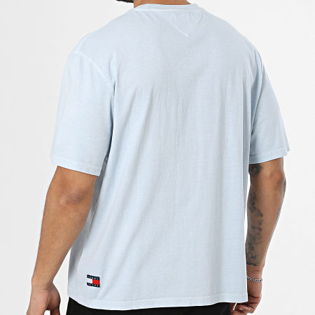 Tommy Jeans - Tee Shirt 90s New Classics 2545 Bleu Clair Chiné