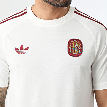 Adidas Originals - T-Shirts Spain JZ2256 Light Beige Bordeaux