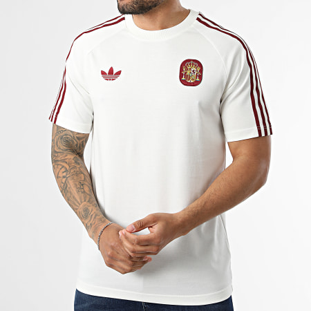 Adidas Originals - T-Shirts Spain JZ2256 Light Beige Bordeaux