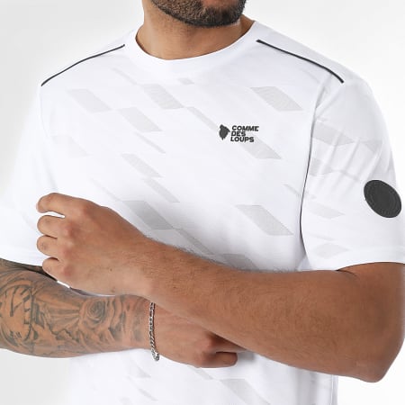 Comme Des Loups - Ensemble Tee Shirt Et Short Jogging Delta Blanc