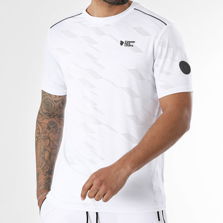 Comme Des Loups - Ensemble Tee Shirt Et Short Jogging Delta Blanc