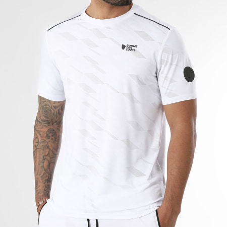 Comme Des Loups - Ensemble Tee Shirt Et Short Jogging Delta Blanc