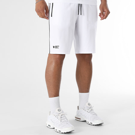 Comme Des Loups - Ensemble Tee Shirt Et Short Jogging Delta Blanc