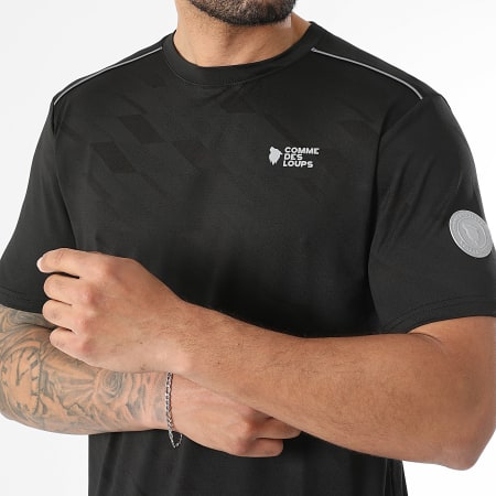 Comme Des Loups - Ensemble Tee Shirt Et Short Jogging Delta Noir