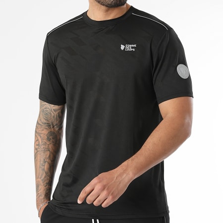 Comme Des Loups - Ensemble Tee Shirt Et Short Jogging Delta Noir