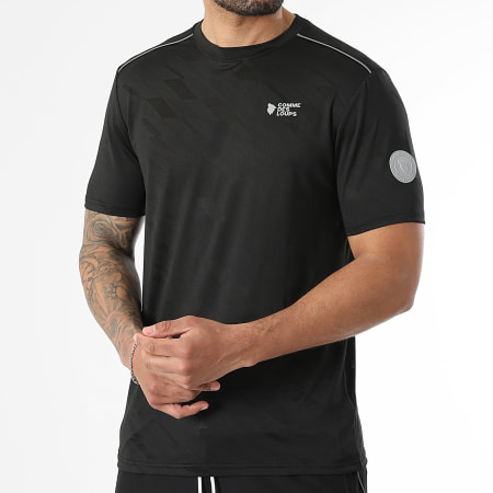 Comme Des Loups - Ensemble Tee Shirt Et Short Jogging Delta Noir