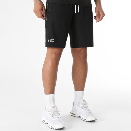 Comme Des Loups - Ensemble Tee Shirt Et Short Jogging Delta Noir