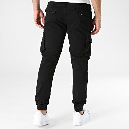 Fusional - Pack de 2 Pantalones Cargo Q05 Negro Camello