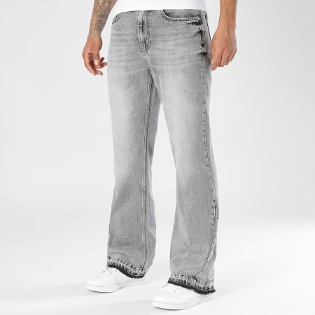LBO - Lot De 2 Jeans Flare 4094 3776 Gris Denim Bleu Denim