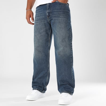 LBO - Pack de 2 Vaqueros Baggy Anchos 3883 3395 Azul Oscuro Denim Gris