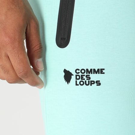 Comme Des Loups - Short Jogging Everest Turquoise