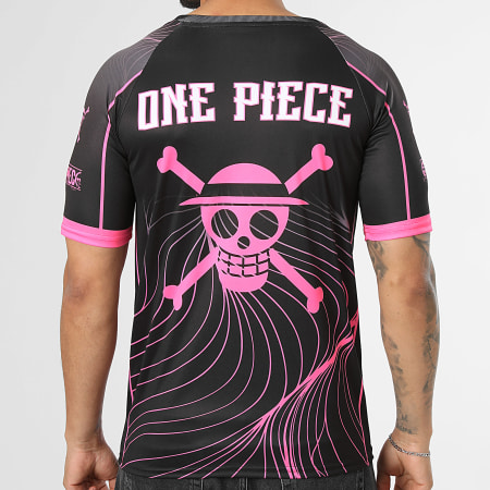 One Piece - Maillot Collector Jersey Logo Noir Rose