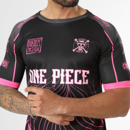 One Piece - Maillot Collector Jersey Logo Noir Rose