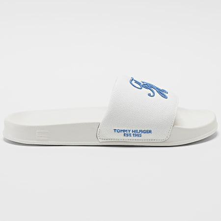 Tommy Hilfiger - Chanclas Embroidery Pool Slide 5858 Crudo