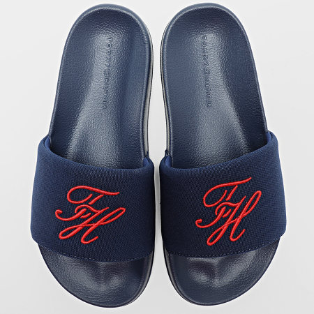 Tommy Hilfiger - Chanclas Embroidery Pool Slide 5858 Preppy Navy