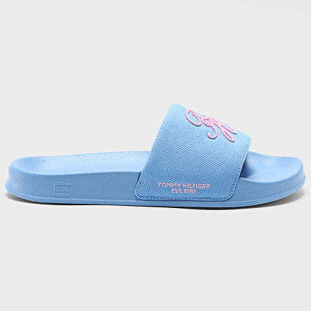 Tommy Hilfiger - Chanclas Embroidery Pool Slide 5858 Blue Spell