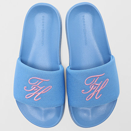 Tommy Hilfiger - Chanclas Embroidery Pool Slide 5858 Blue Spell
