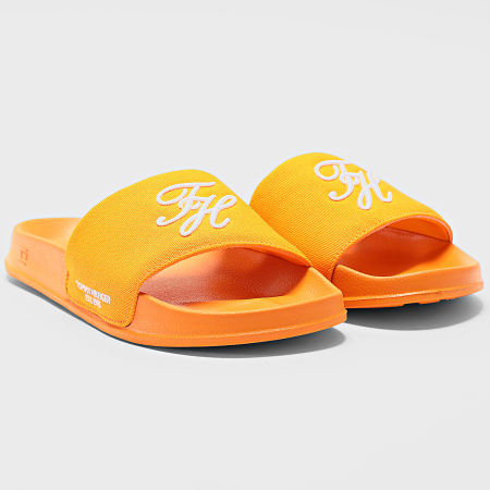 Tommy Hilfiger - Chanclas Embroidery Pool Slide 5858 Orange Hype