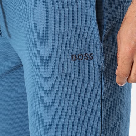 BOSS - Pantalón Corto de chándal Waffle 50535884 Azul Real