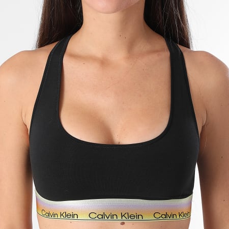 Calvin Klein - Brassière Femme Unlined Bralette 8857 Noir Multi