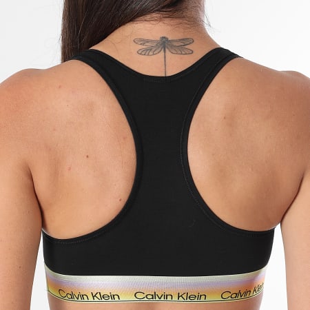 Calvin Klein - Brassière Femme Unlined Bralette 8857 Noir Multi