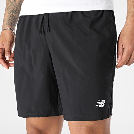 New Balance - Pantalón Corto de chándal MS51902 Negro