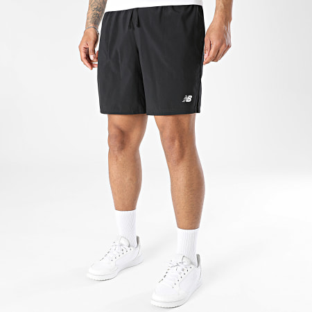 New Balance - Pantalón Corto de chándal MS51902 Negro
