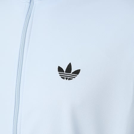 Adidas Originals - Veste Zippée A Bandes Firebird TT KC7997 Bleu Clair Noir