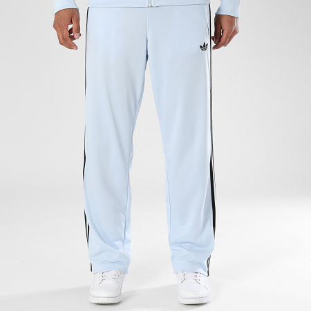 Adidas Originals - Pantalon Jogging A Bandes Firebird TP KC8010 Bleu Clair Noir