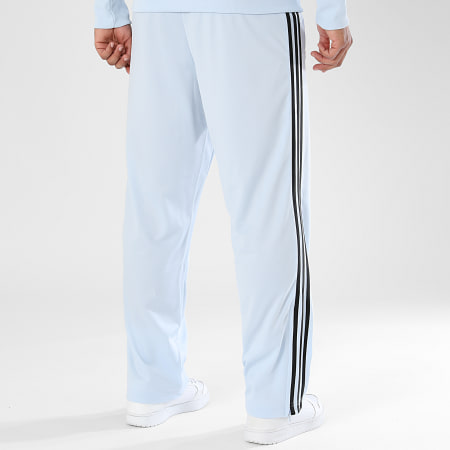 Adidas Originals - Pantalon Jogging A Bandes Firebird TP KC8010 Bleu Clair Noir
