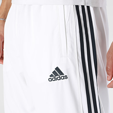 Adidas Sportswear - Pantalon Jogging A Bandes Teamgeist TP KD5867 Blanc