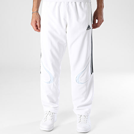 Adidas Sportswear - Pantalon Jogging A Bandes Teamgeist TP KD5867 Blanc