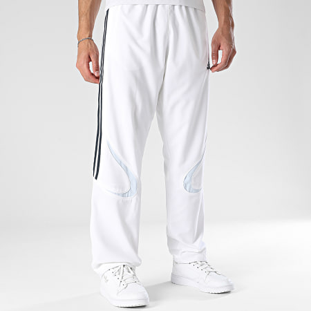 Adidas Sportswear - Pantalon Jogging A Bandes Teamgeist TP KD5867 Blanc