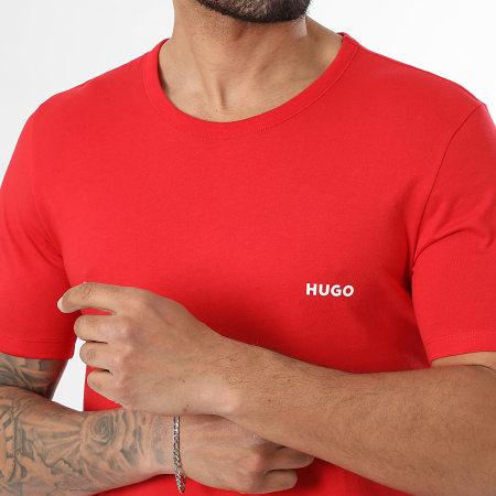 HUGO - Pack de 3 T-Shirts 50532811 Preto Branco Vermelho