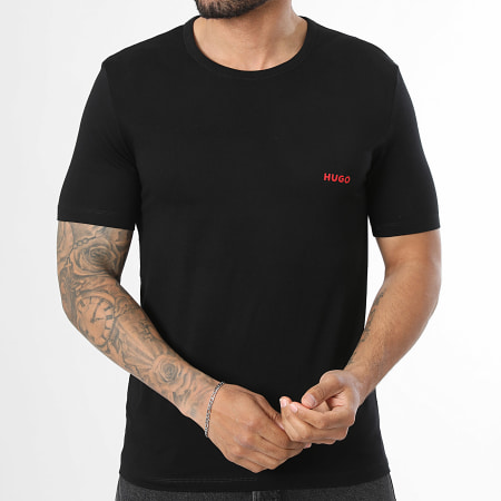 HUGO - Pack de 3 T-Shirts 50532811 Preto Branco Vermelho
