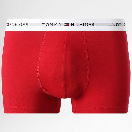 Tommy Hilfiger - Lot De 7 Boxers 3873 Noir Blanc Orange Bordeaux Bleu Marine