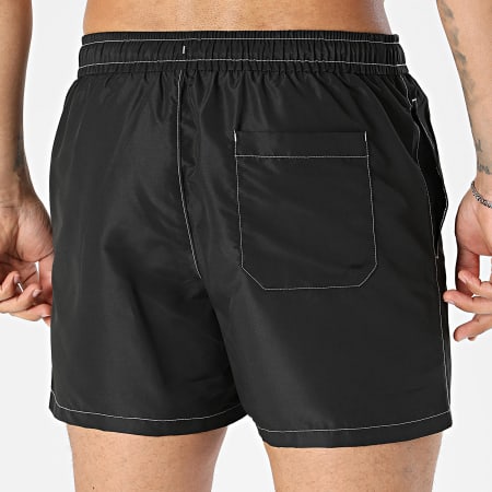 Tommy Jeans - Short De Bain Medium Drawstring Solid 3852 Noir