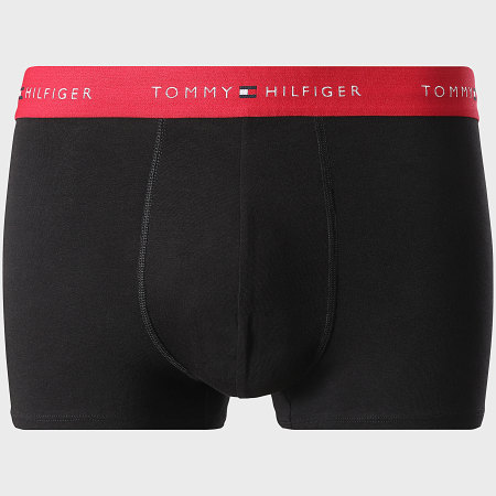 Tommy Hilfiger - Lot De 7 Boxers 3895 Noir Bleu Blanc Rouge Bordeaux