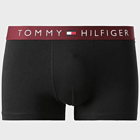 Tommy Hilfiger - Lot De 3 Boxers Stretch Cotton 3908 Noir Bordeaux Bleu Marine