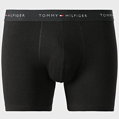Tommy Hilfiger - Lot De 3 Boxers 3874 Noir Bleu Roi Orange