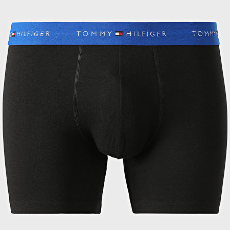 Tommy Hilfiger - Lot De 3 Boxers 3874 Noir Bleu Roi Orange